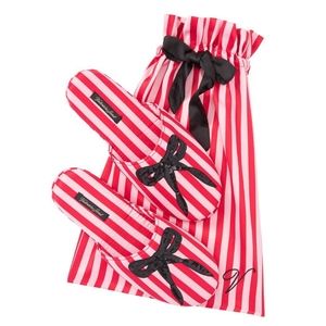 VICTORIA'S SECRETSignature Satin & Bow Slippers